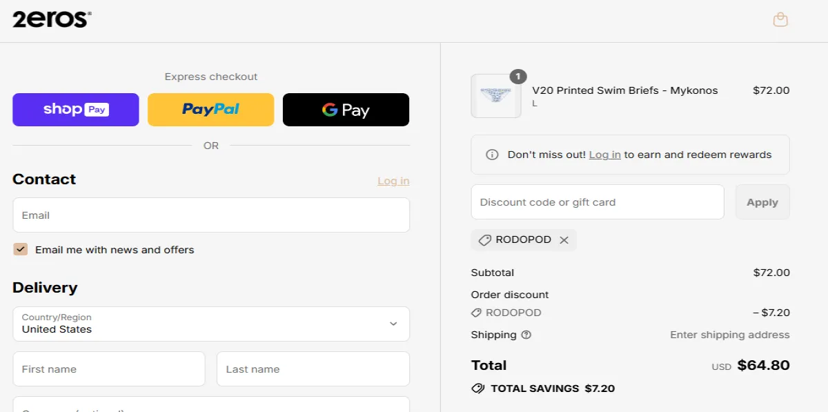 Proof screenshot for RODOPOD