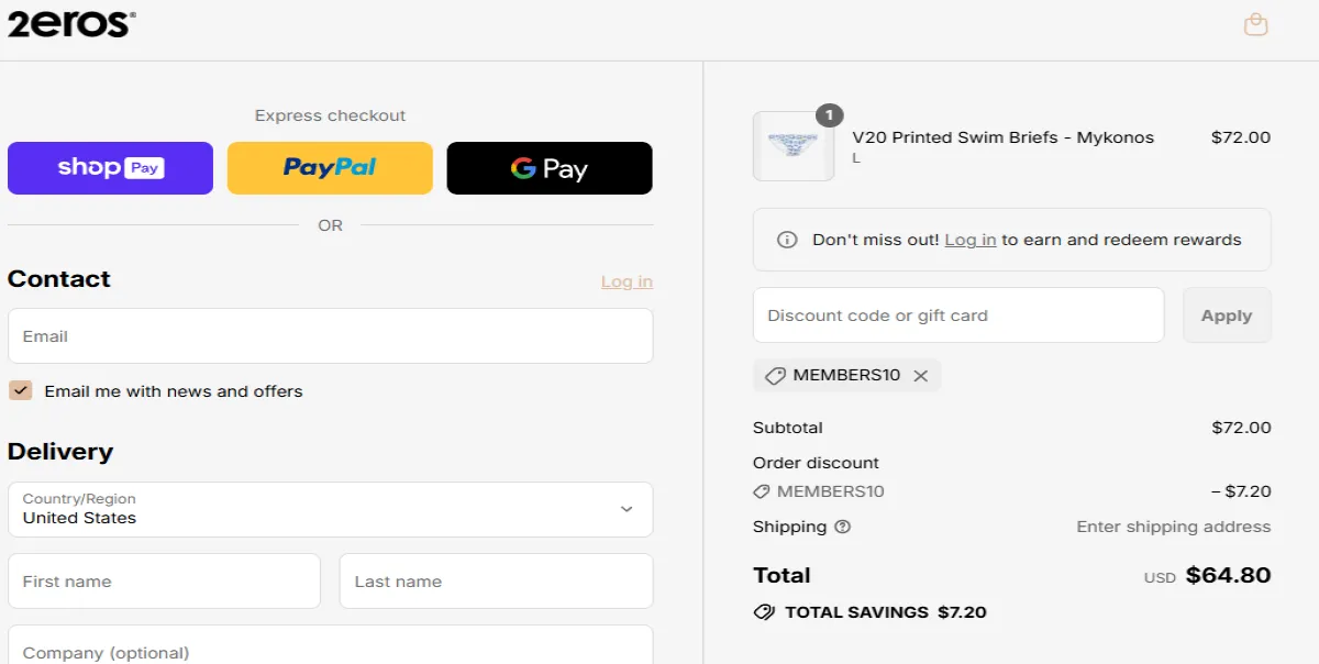 Proof screenshot for MEMBERS10